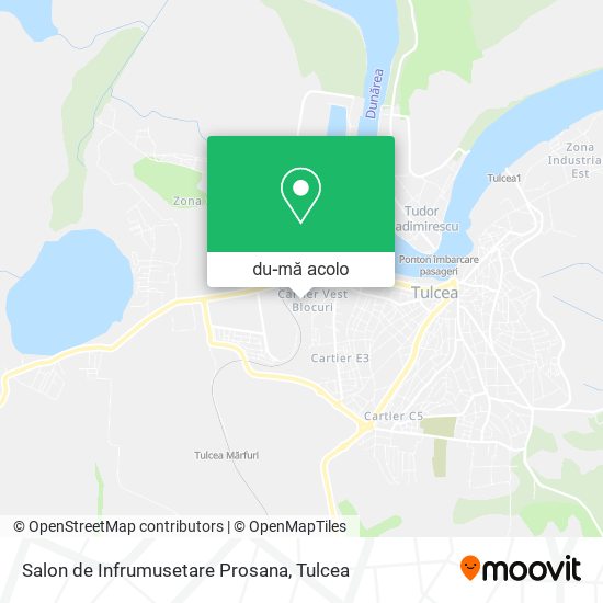 Hartă Salon de Infrumusetare Prosana