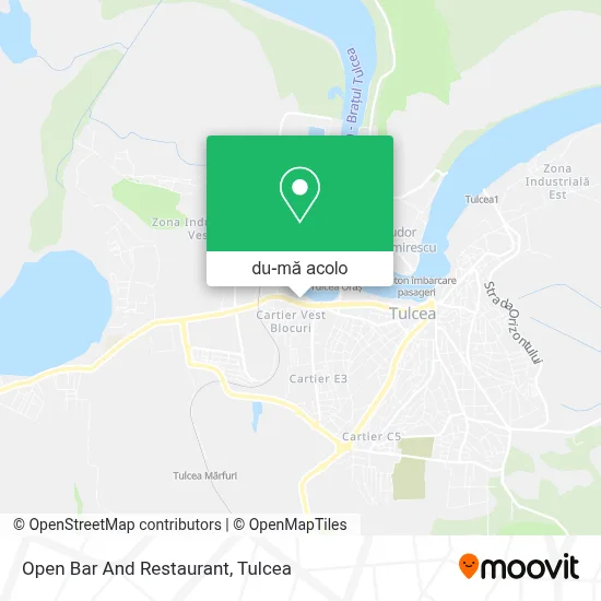 Hartă Open Bar And Restaurant