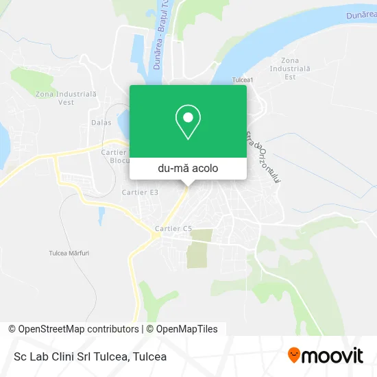 Hartă Sc Lab Clini Srl Tulcea