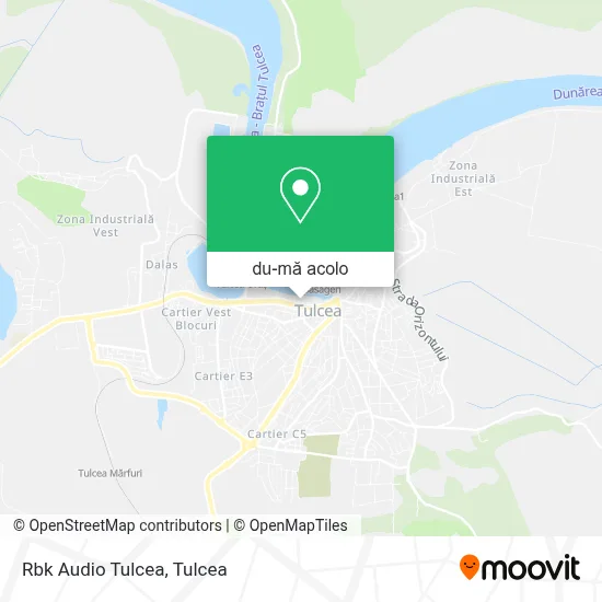 Hartă Rbk Audio Tulcea