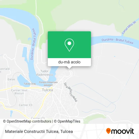 Hartă Materiale Constructii Tulcea