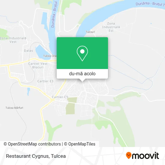 Hartă Restaurant Cygnus