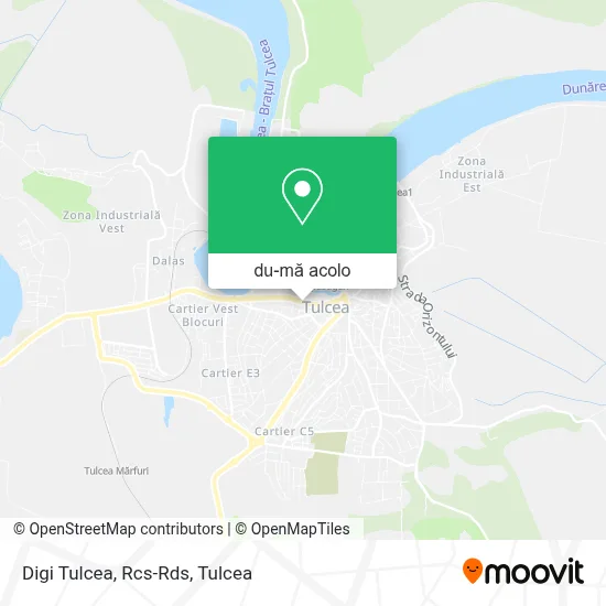 Hartă Digi Tulcea, Rcs-Rds