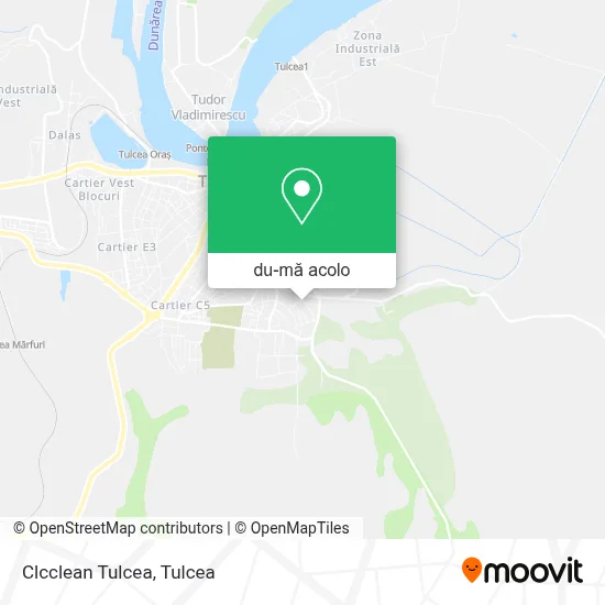 Hartă Clcclean  Tulcea