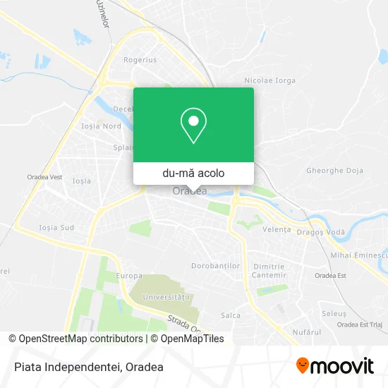 Hartă Piata Independentei