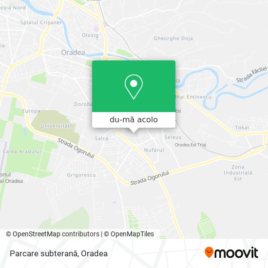 Hartă Parcare subterană