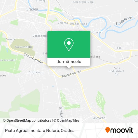 Hartă Piata Agroalimentara Nufaru