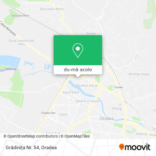 Hartă Grădinița Nr. 54
