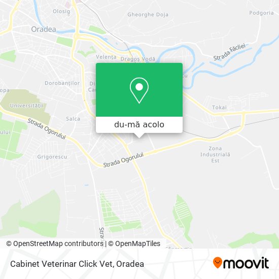 Hartă Cabinet Veterinar Click Vet