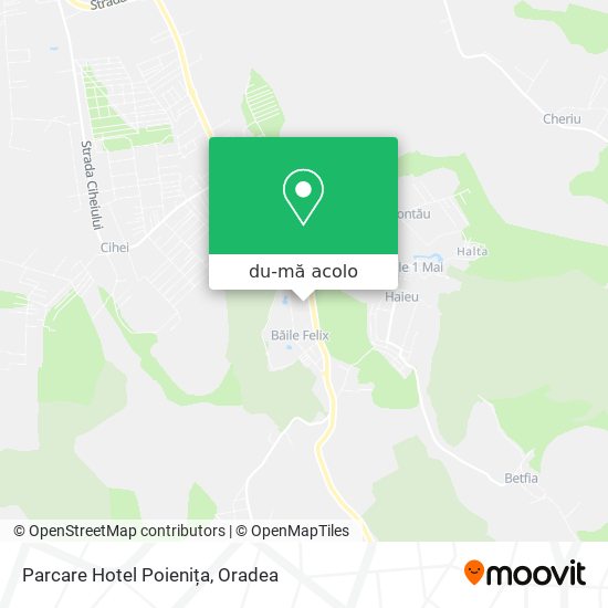 Hartă Parcare Hotel Poienița