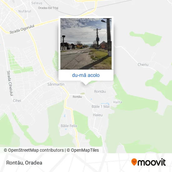 Hartă Rontău