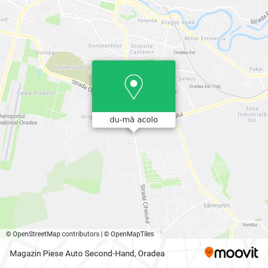 Hartă Magazin Piese Auto Second-Hand