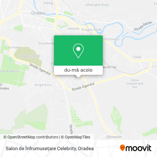 Hartă Salon de Înfrumusețare Celebrity