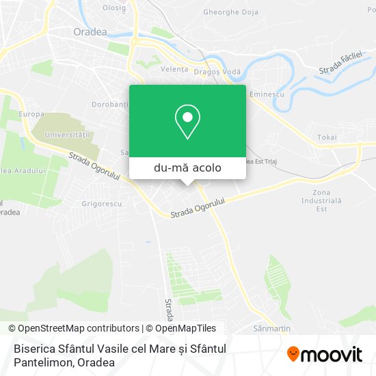 Hartă Biserica Sfântul Vasile cel Mare și Sfântul Pantelimon