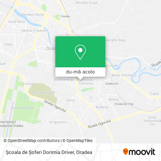 Hartă Școala de Șoferi Dorimia Driver