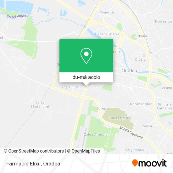 Hartă Farmacie Elixir