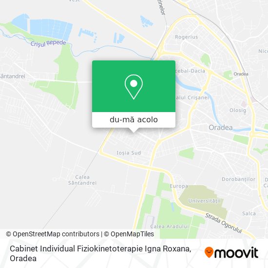 Hartă Cabinet Individual Fiziokinetoterapie Igna Roxana