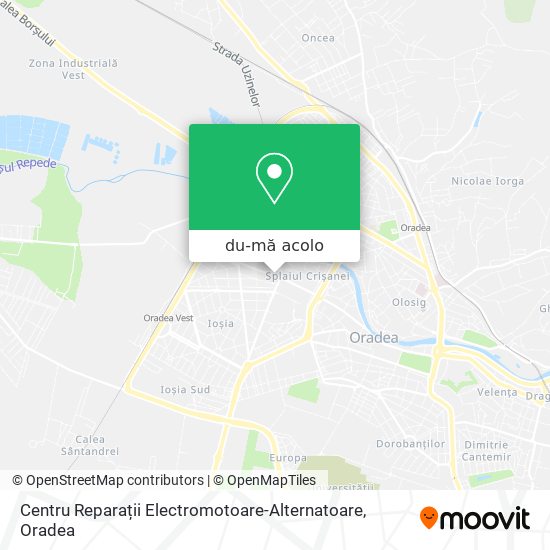 Hartă Centru Reparații Electromotoare-Alternatoare