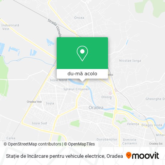 Hartă Stație de încărcare pentru vehicule electrice