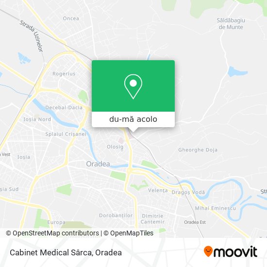 Hartă Cabinet Medical Sârca