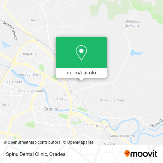Hartă Spînu Dental Clinic
