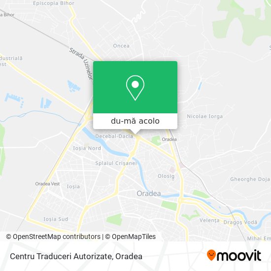 Hartă Centru Traduceri Autorizate