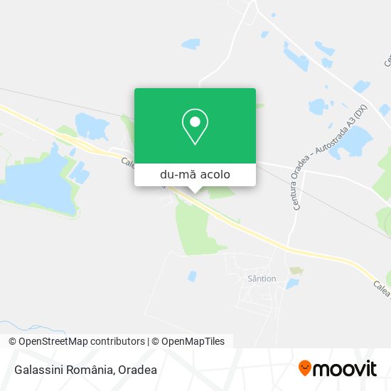 Hartă Galassini România