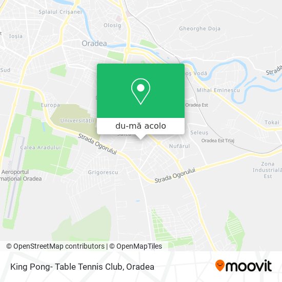 Hartă King Pong- Table Tennis Club