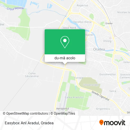 Hartă Easybox Anl Aradul
