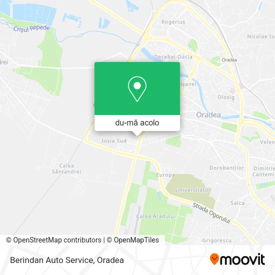 Hartă Berindan Auto Service