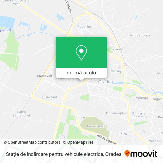Hartă Stație de încărcare pentru vehicule electrice