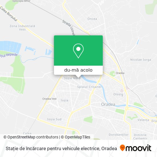 Hartă Stație de încărcare pentru vehicule electrice