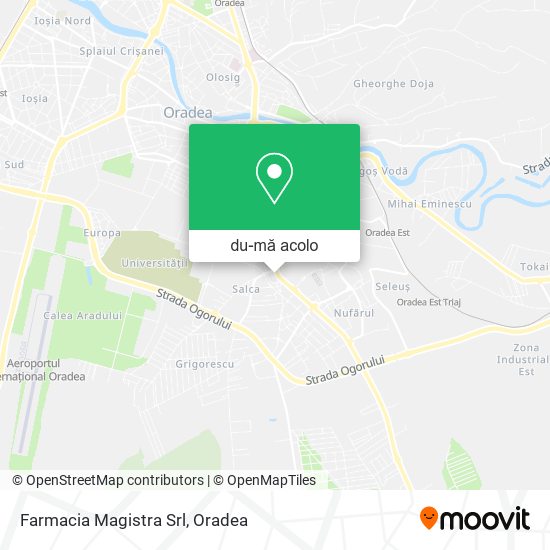 Hartă Farmacia Magistra Srl
