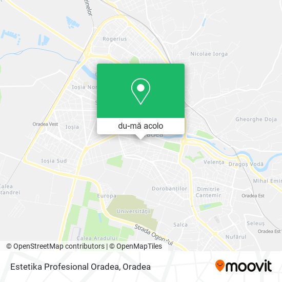 Hartă Estetika Profesional Oradea