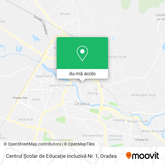 Hartă Centrul Școlar de Educație Incluzivă Nr. 1
