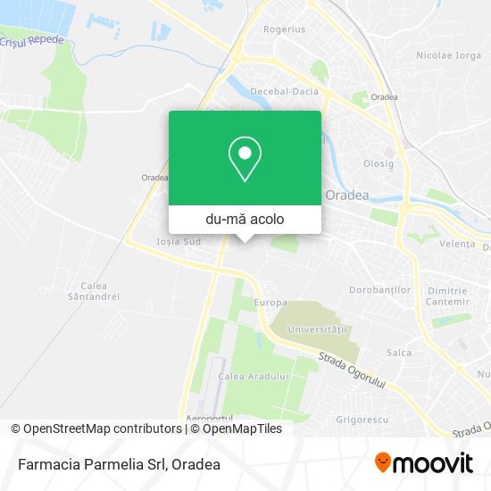 Hartă Farmacia Parmelia Srl