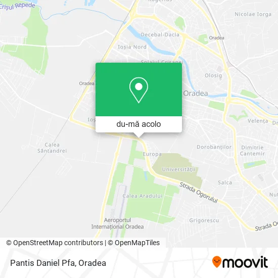 Hartă Pantis Daniel Pfa