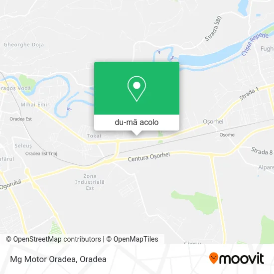 Hartă Mg Motor Oradea
