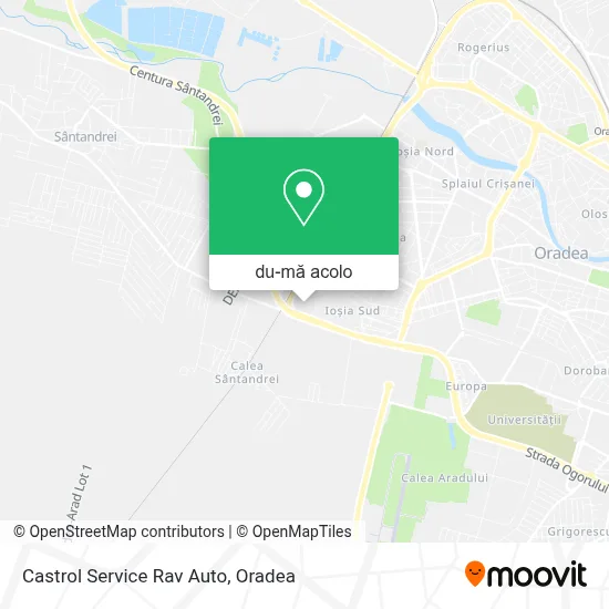 Hartă Castrol Service Rav Auto