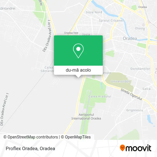 Hartă Proflex Oradea