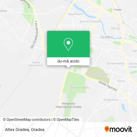 Hartă Altex Oradea