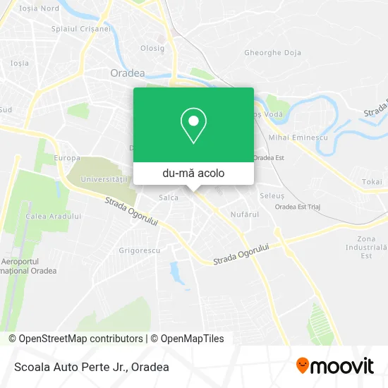 Hartă Scoala Auto Perte Jr.
