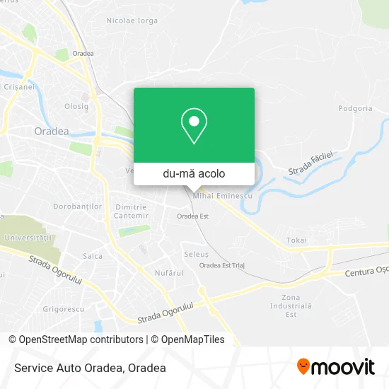 Hartă Service Auto Oradea