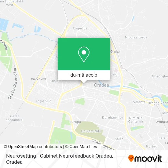 Hartă Neurosetting - Cabinet Neurofeedback Oradea