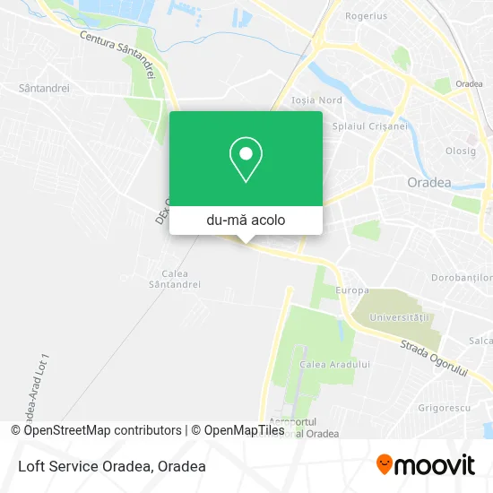 Hartă Loft Service Oradea