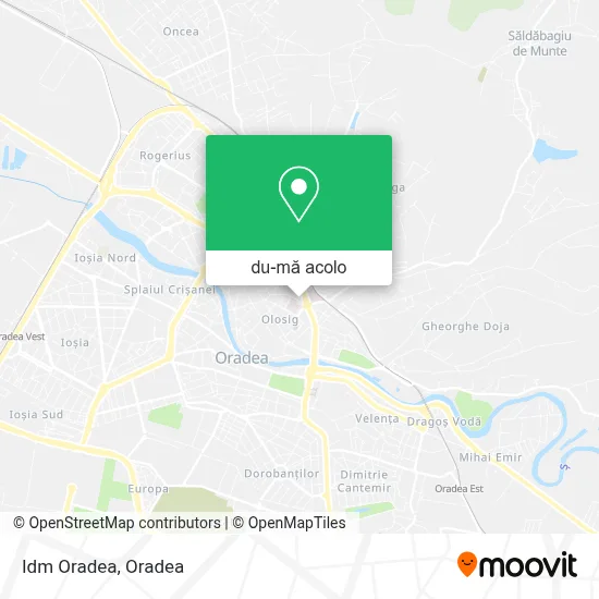 Hartă Idm Oradea