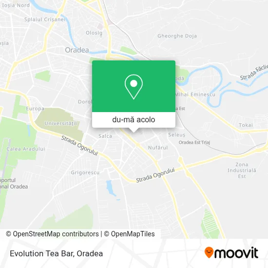 Hartă Evolution Tea Bar