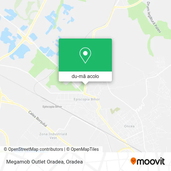Hartă Megamob Outlet Oradea