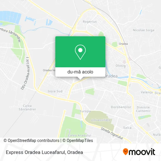 Hartă Express Oradea Luceafarul