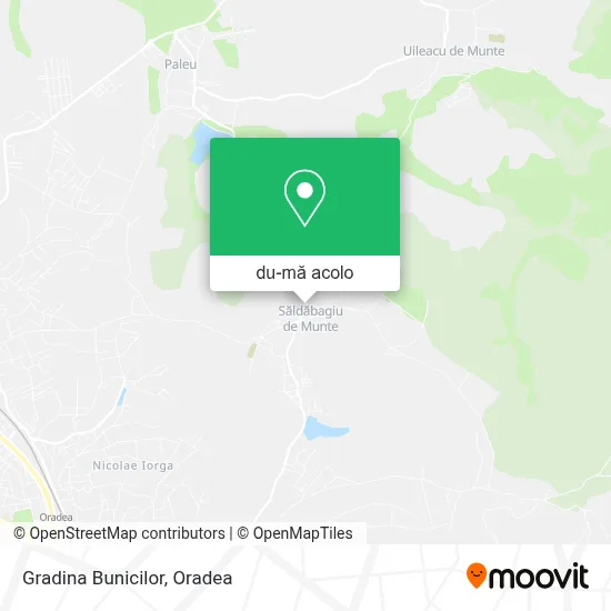 Hartă Gradina Bunicilor